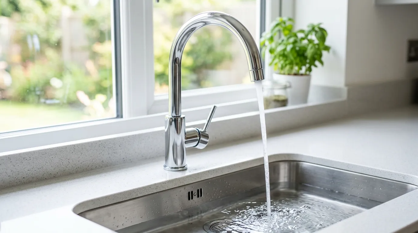 Local Plumbing Master Pros same day plumber fixing a faucet in Wellsville, UT